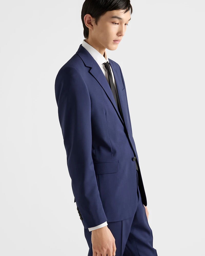 Single Breasted Wool And Mohair Suit