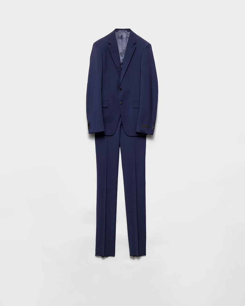 Single Breasted Wool And Mohair Suit