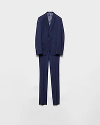 Single Breasted Wool And Mohair Suit