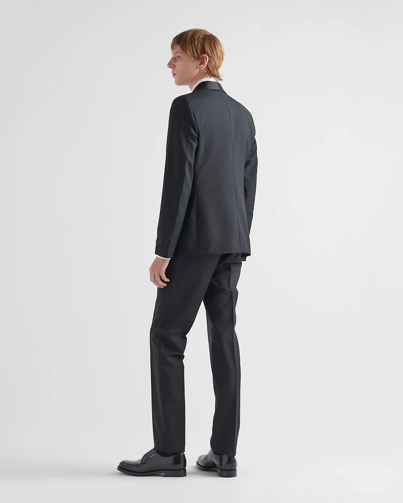 Single-breasted wool and mohair tuxedo