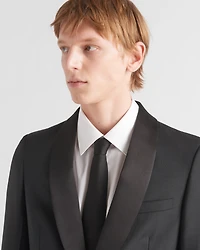 Single-breasted wool and mohair tuxedo