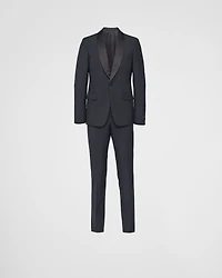 Single-breasted wool and mohair tuxedo