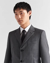 Single-breasted wool suit