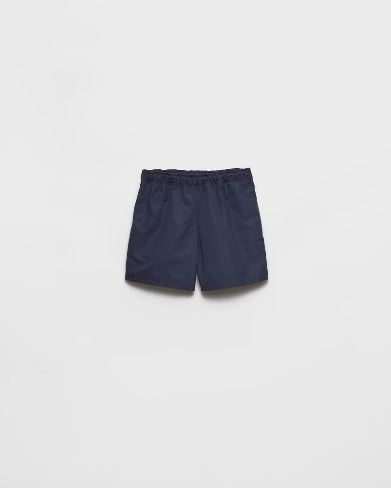 Technical fabric swim trunks