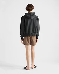 Technical fabric swim trunks