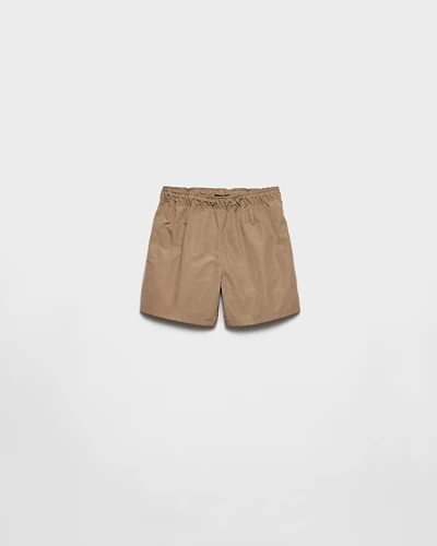 Technical fabric swim trunks