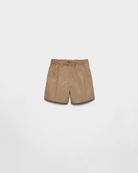 Technical fabric swim trunks