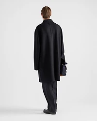 Double cashmere overcoat