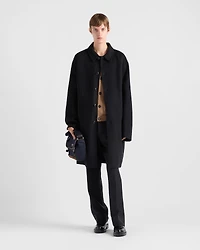 Double cashmere overcoat