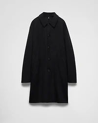 Double cashmere overcoat