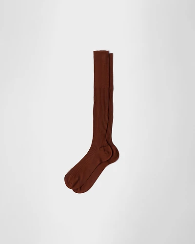 Calf-length socks