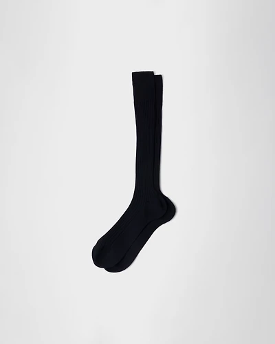 Calf-length socks