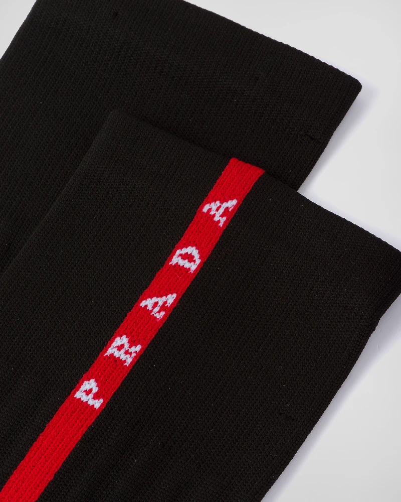 Technical yarn ankle socks