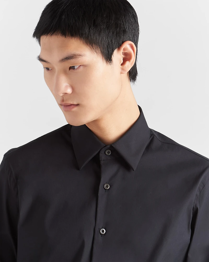 Stretch cotton shirt