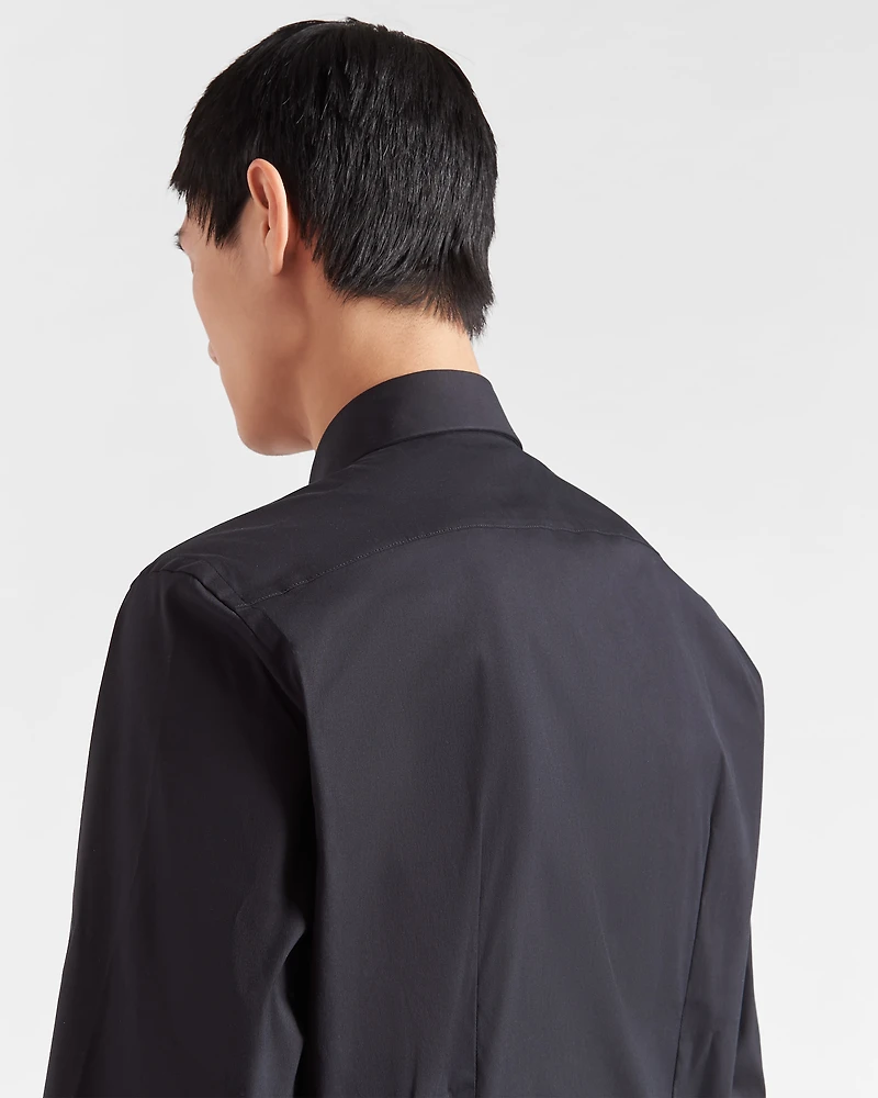 Stretch cotton shirt