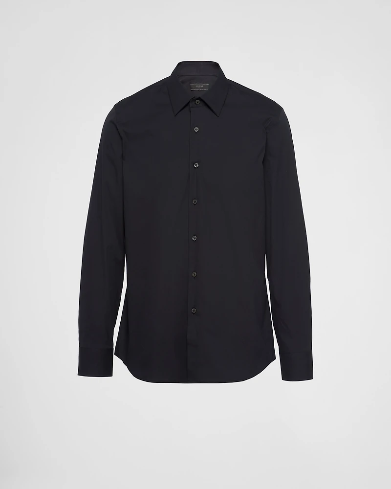 Stretch cotton shirt