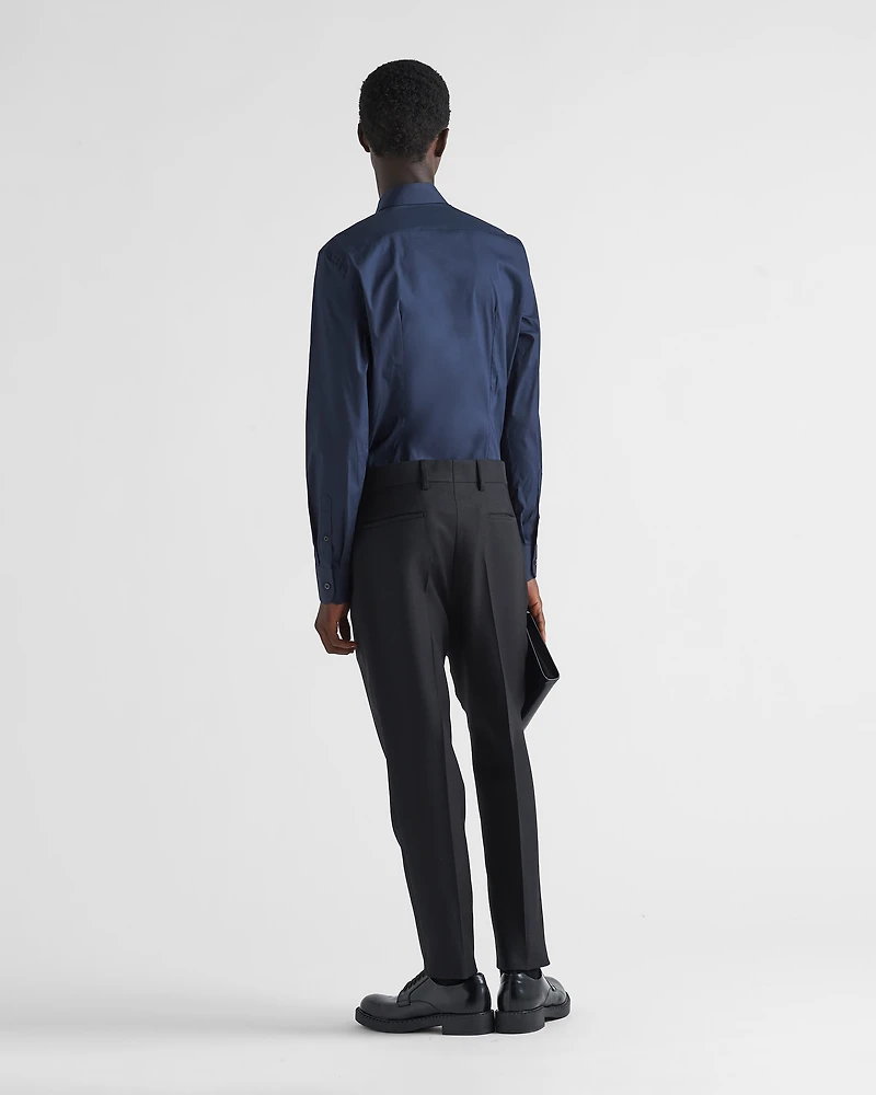 Stretch cotton shirt