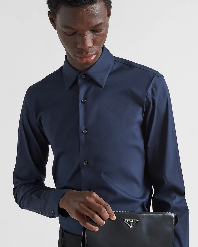 Stretch cotton shirt