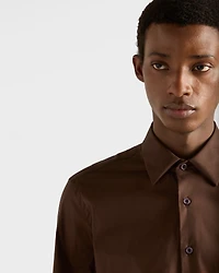 Stretch cotton shirt
