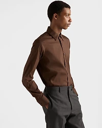 Stretch cotton shirt
