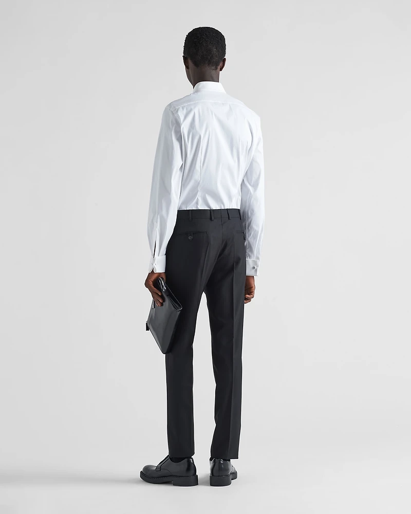 Stretch cotton shirt