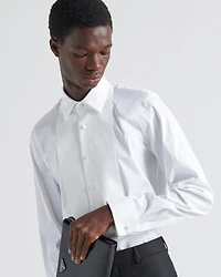 Stretch cotton shirt