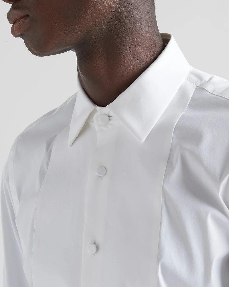 Stretch cotton shirt