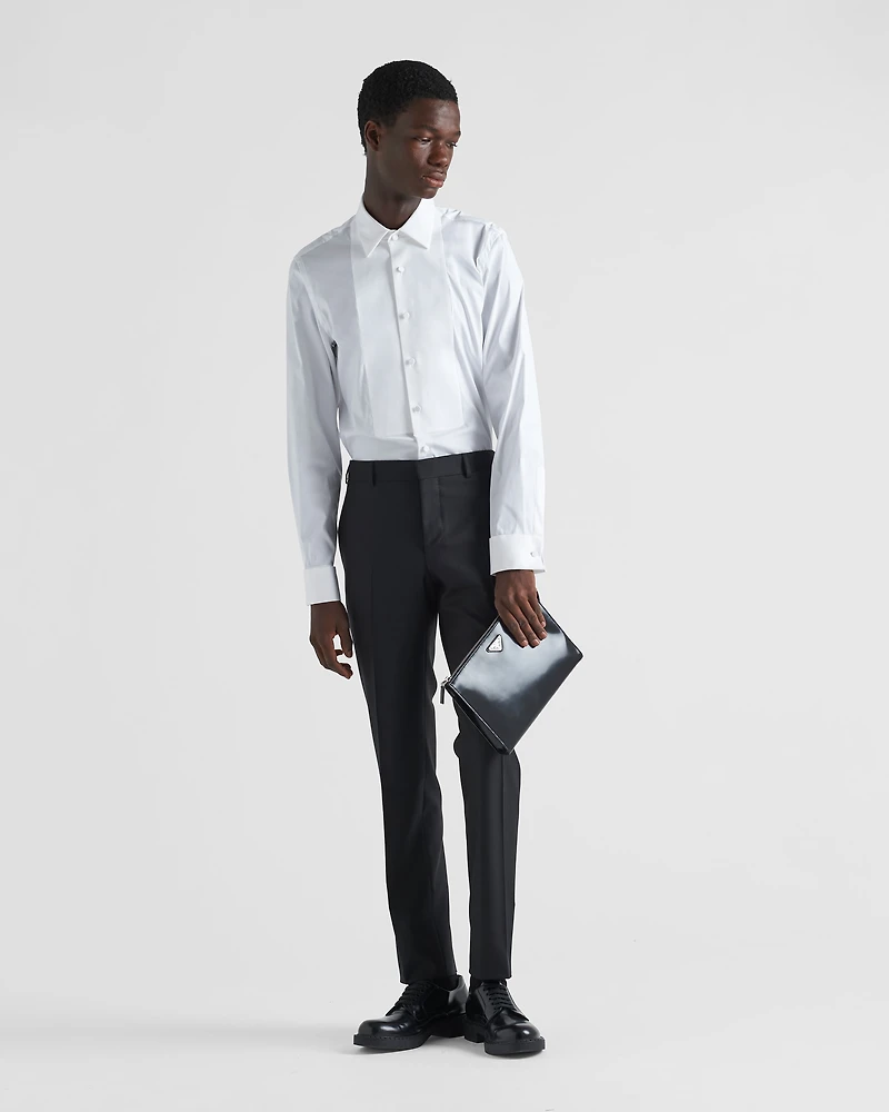 Stretch cotton shirt