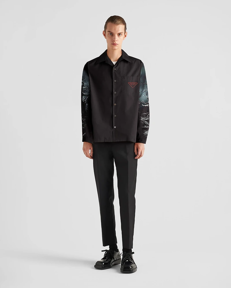 Timecapsule printed cotton shirt