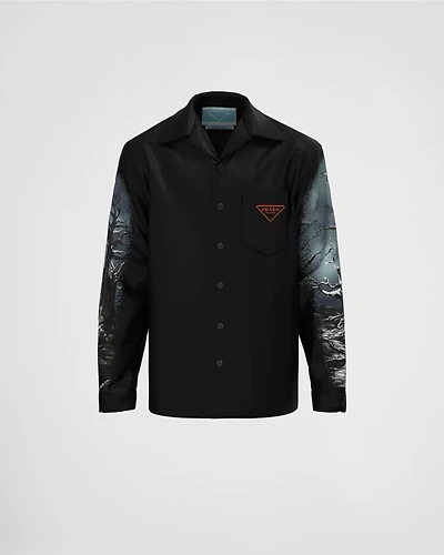 Timecapsule printed cotton shirt