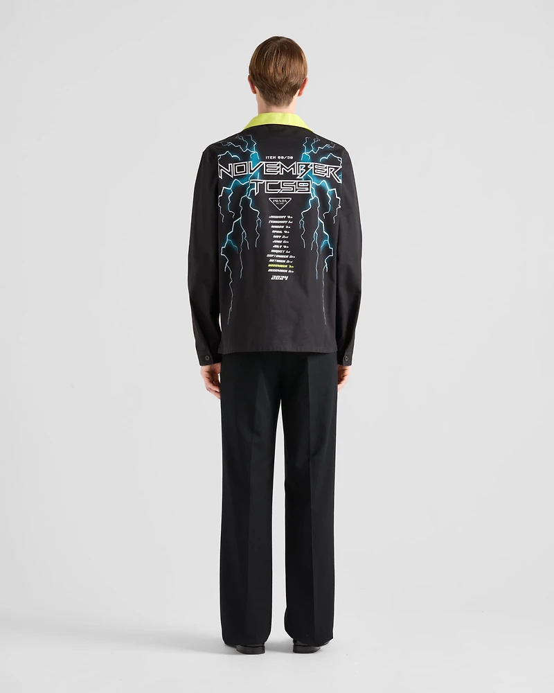 Timecapsule printed cotton shirt