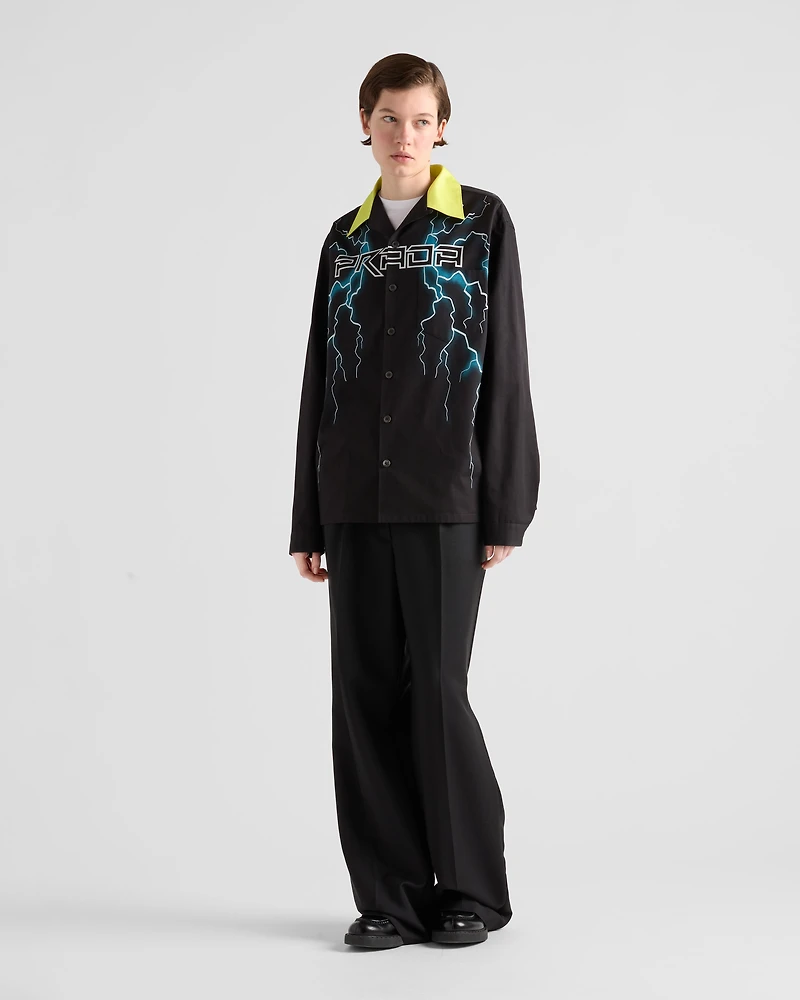 Timecapsule printed cotton shirt