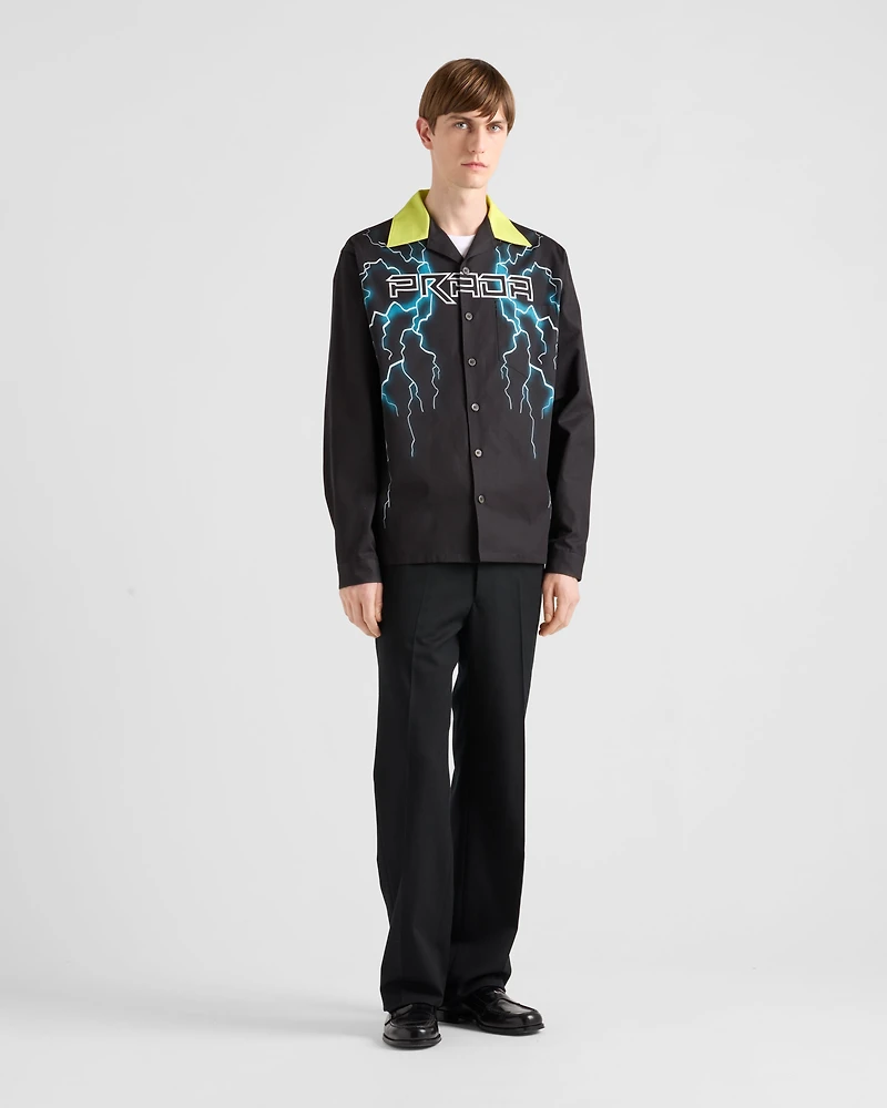 Timecapsule printed cotton shirt