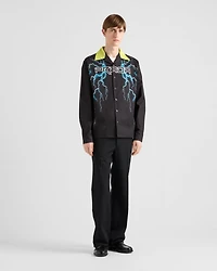 Timecapsule printed cotton shirt