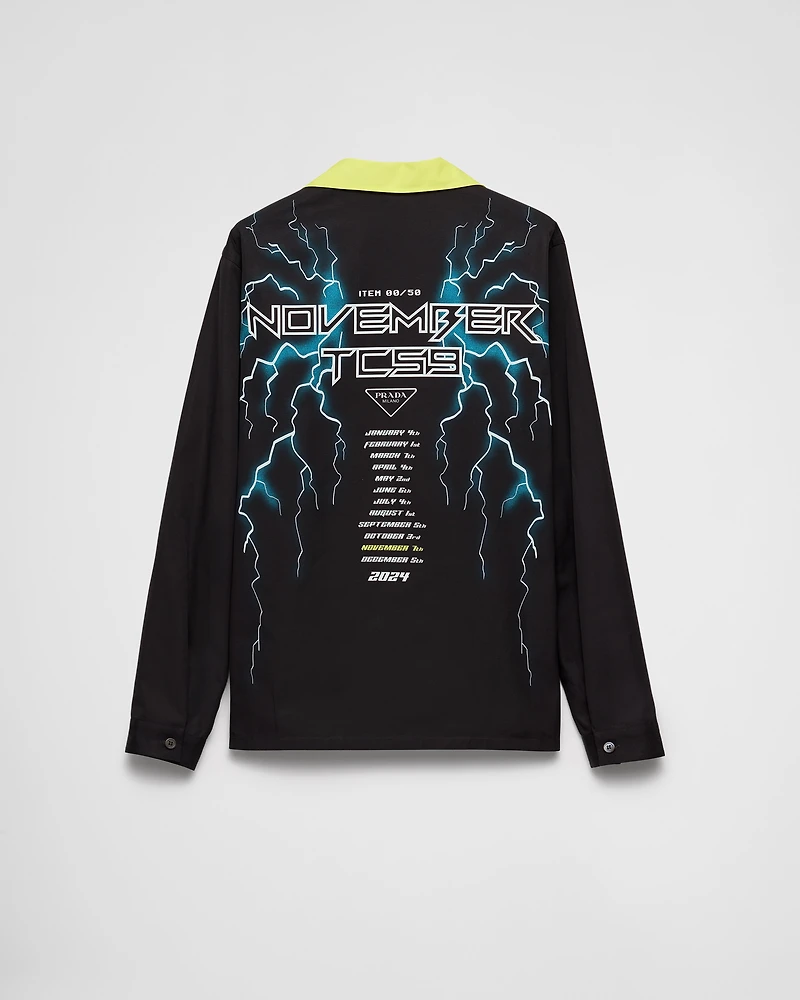 Timecapsule printed cotton shirt