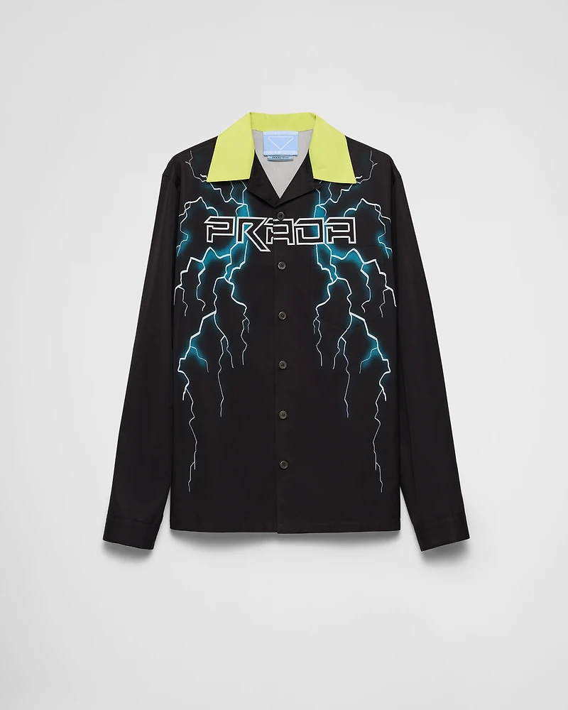 Timecapsule printed cotton shirt