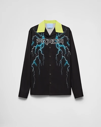 Timecapsule printed cotton shirt