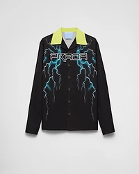 Timecapsule printed cotton shirt