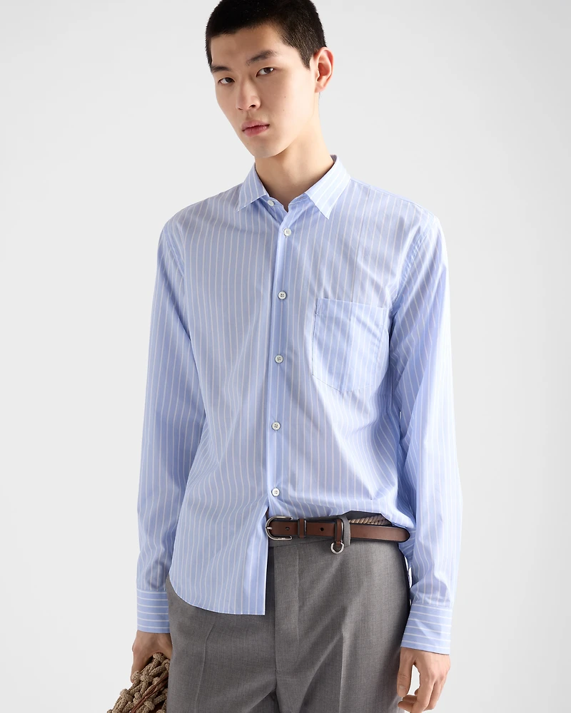 Striped cotton shirt