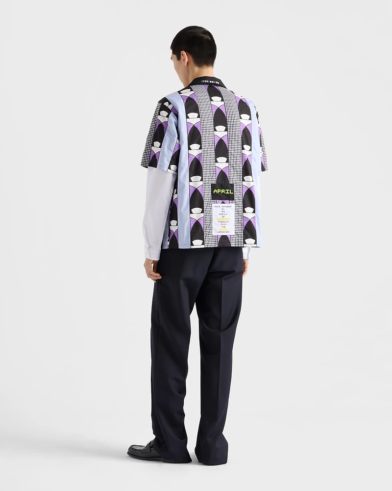 Timecapsule printed cotton shirt