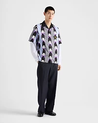 Timecapsule printed cotton shirt