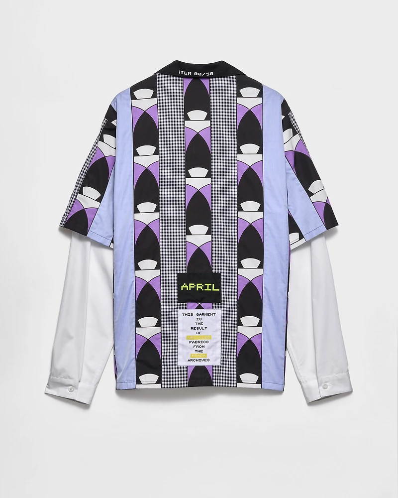 Timecapsule printed cotton shirt