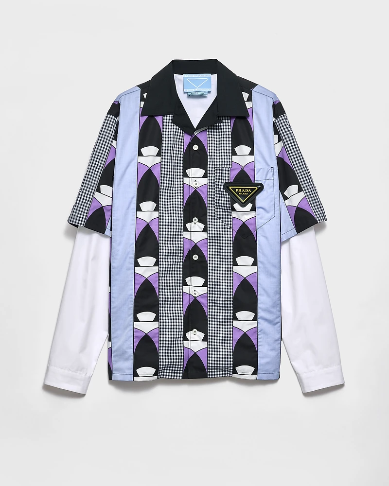 Timecapsule printed cotton shirt