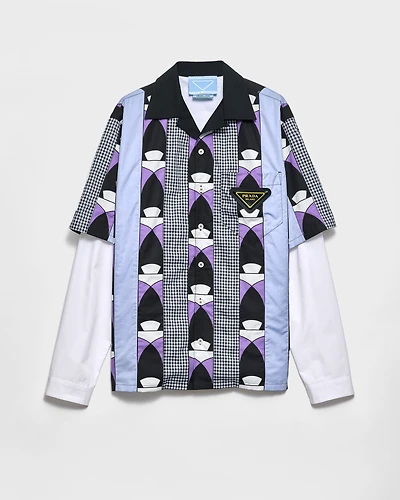 Timecapsule printed cotton shirt