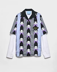 Timecapsule printed cotton shirt