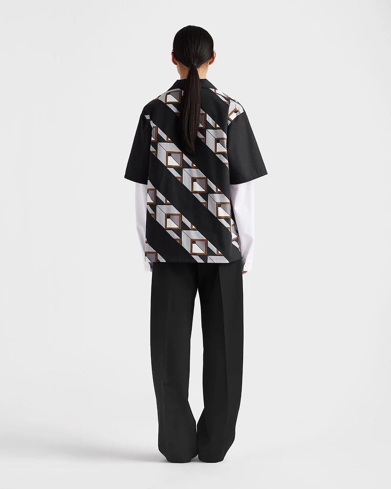 Timecapsule printed cotton shirt