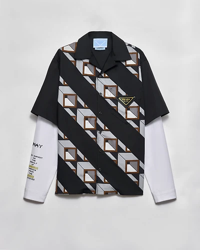 Timecapsule printed cotton shirt