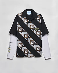 Timecapsule printed cotton shirt