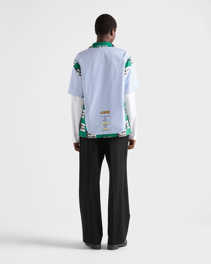 Timecapsule printed cotton shirt