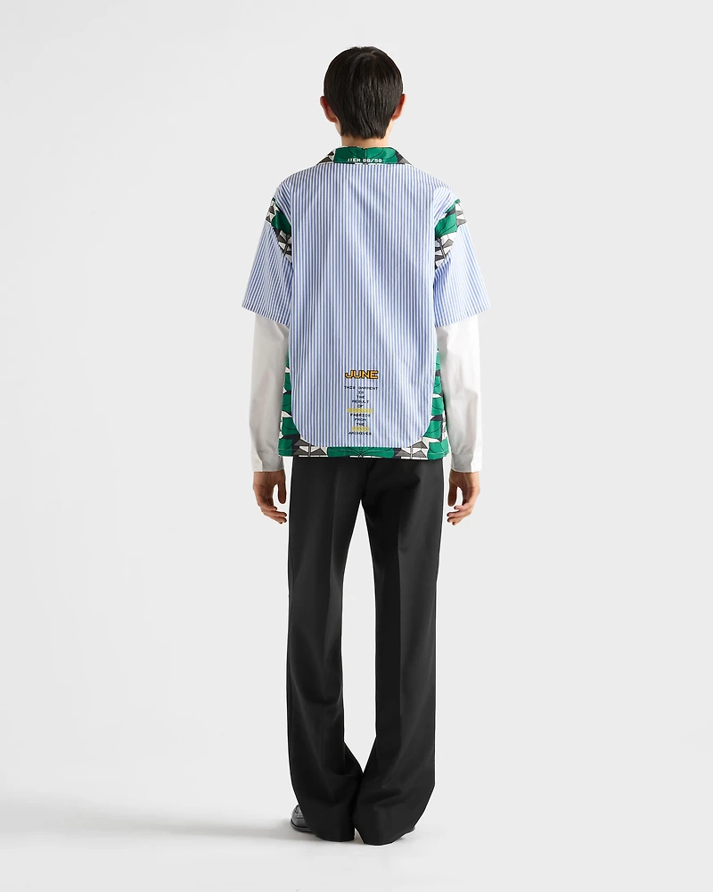 Timecapsule printed cotton shirt